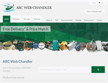 Tablet Screenshot of abcwebchandler.com